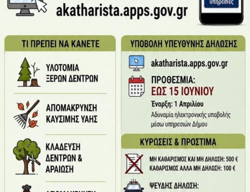 Υποχρεωτικός καθαρισμός οικοπέδων και υποβολής δήλωσης